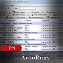 项目管理工具(AutoRuns)汉化版